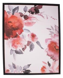 Zidna slika s okvirom Dakls Pinky Roses, 40 x 50 cm
