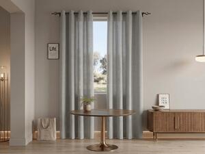 Zavjesa TAVIO 140x250 cm, svijetlo siva Sistem za vješanje: Metalni prstenovi