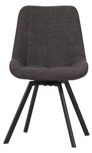 Antracitno siva okretna blagovaonska stolica Sutton – WOOOD