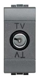 UTIČNICA 1M TV ZAVRŠNA MUŠKA ANTHRACITE L4202D#