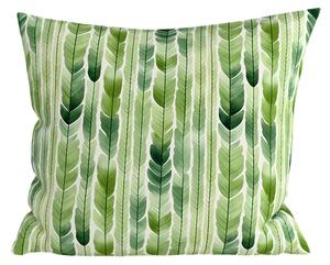 Poli-pamučna jastučnica GREEN TREES POLY 45x45 cm, zelena