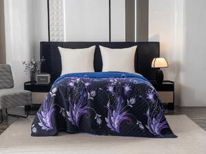 Prekrivač za krevet VIOLET BUTTERFLY, tamno plavi Dimenzije: 170 x 210 cm