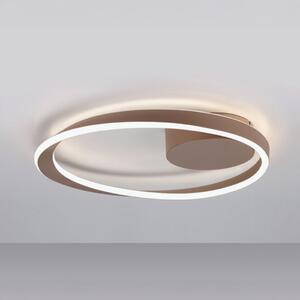 EGLO CAMEROTA LED stropna svjetiljka, bronca, Ø 41 cm, daljinski upravljač, prigušiva, Bronca / stari mesing, Dnevni boravak/blagovaonica, Aluminij