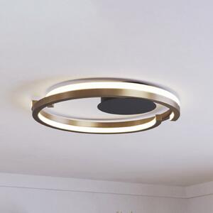 EGLO MEZZOMONTE LED stropna svjetiljka, bronca, Ø 48 cm, CCT, prigušiva, Bronca / stari mesing, Dnevni boravak/blagovaonica, Aluminij