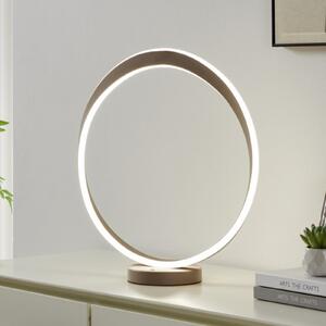 EGLO CAMEROTA LED stolna lampa, bež, visina 44 cm, CCT, dimabilna, prigušiva, Bež, Dnevni boravak/blagovaonica, Aluminij