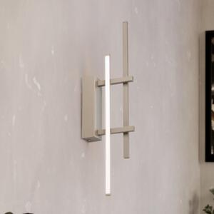 EGLO TREPILIANO LED zidna svjetiljka, bež, visina 46 cm, metal, Bež, Dnevni boravak/blagovaonica, Metal