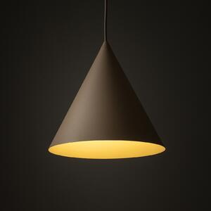 TK Lighting Viseća svjetiljka Cono, 1 žarulja, Ø 25 cm, pijesak, E27, prigušiva, Bež, Dnevni boravak/blagovaonica, Metal