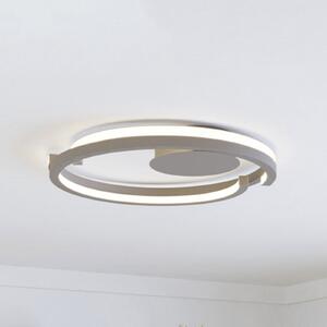 EGLO MEZZOMONTE LED stropna svjetiljka, bež, Ø 48 cm, CCT, prigušiva, Bež, Dnevni boravak/blagovaonica, Aluminij