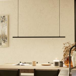 EGLO connect pametna LED viseća svjetiljka FLATRON-Z, 101 cm, crna, prigušiva, Crno, Dnevni boravak/blagovaonica, Aluminij