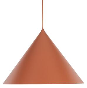 TK Lighting Viseća svjetiljka Cono, 1 žarulja, Ø 50 cm, terakota, E27, prigušiva, Smeđa / hrđa, Dnevni boravak/blagovaonica, Metal