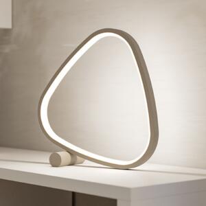 EGLO LEPORANO LED stolna lampa, bež, visina 28 cm, CCT, metal, prigušiva, Bež, Dnevni boravak/blagovaonica, Metal