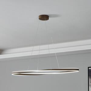 EGLO LED viseća svjetiljka CAMEROTA, bronca, 111 x 38 cm, daljinski upravljač, prigušiva, Bronca / stari mesing, Dnevni boravak/blagovaonica, Aluminij