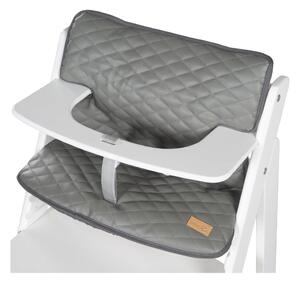 Sivo-smeđa dječja blagovaonska stolica Luxe – Roba