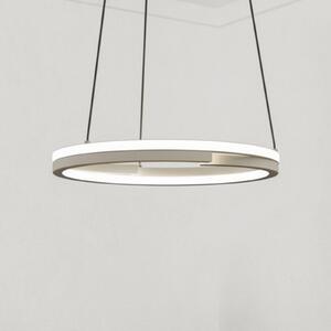 EGLO MEZZOMONTE LED viseća svjetiljka, bež, Ø 48 cm, CCT, prigušiva, Bež, Dnevni boravak/blagovaonica, Aluminij