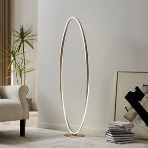 EGLO CAMEROTA LED podna lampa, bež, visina 143 cm, CCT, dimabilna, prigušiva, Bež, Dnevni boravak/blagovaonica, Aluminij