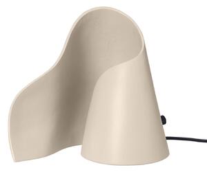 Stolne Lampa ferm LIVING, OYSTER, prigušiv, Bež, Dnevna soba, Aluminij, Dizajn