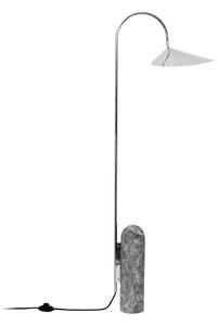 Podne Lampa ferm LIVING, Arum, Metalik, Dnevna soba, Mramor, Dizajn