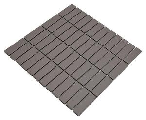 Mozaik pločica Stäbchen Uni CU ST 031 (29,7 x 29 cm, Sive boje, Mat)