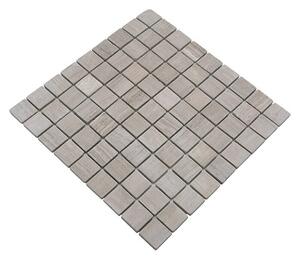 Mozaik pločica Quadrat Uni MOS 32/2012 (30,5 x 30,5 cm, Sive boje, Mat)