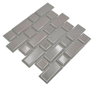 Mozaik pločica Metro Uni CG M04CM (29,4 x 29,1 cm, Sive boje, Sjaj)