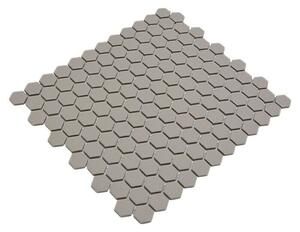 Mozaik pločica Hexagon Uni CU HX017 (26 x 30 cm, Svijetlosive boje, Mat)