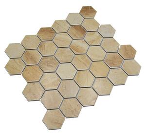 Mozaik pločica Hexagon CTR HX31CM (32,5 x 28,1 cm, Bež boje, Mat)