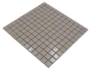 Mozaik pločica Quadrat Uni CG 184 (29,8 x 29,8 cm, Bež-smeđe boje, Sjaj)