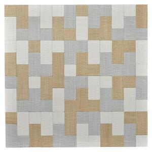Samoljepljiva mozaik pločica SAM 4MT87M (30,5 x 30,5 cm, Sivo-bež, Mat)