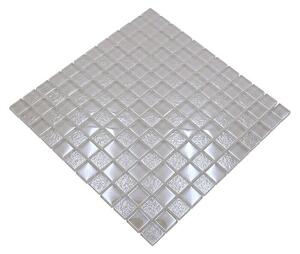 Mozaik pločica Crystal Mix XCM 8LU90 (29,8 x 29,8 cm, Bijele boje, Sjaj)