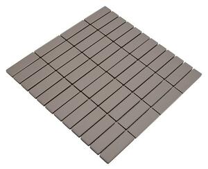 Mozaik pločica Stäbchen Uni CU ST 001 (29,7 x 29 cm, Svijetlosive boje, Mat)