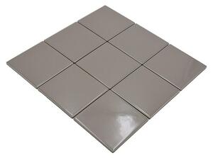 Mozaik pločica Quadrat Uni CQ 140 (29,8 x 29,8 cm, Bež-smeđe boje, Sjaj)