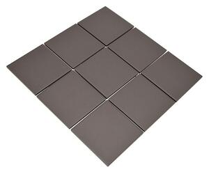 Mozaik pločica Quadrat Uni CU 922 (29,8 x 29,8 cm, Crne boje, Mat)