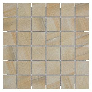 Mozaik pločica Quadrat AI SO 98 (29,8 x 29,8 cm, Bež boje, Mat)