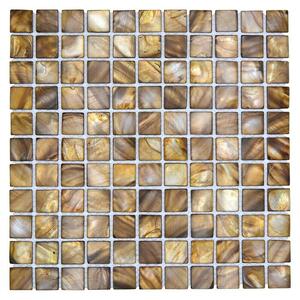 Mozaik pločica Quadrat Mix SM 2569 (30 x 30 cm, Bež-smeđe boje, Sjaj)