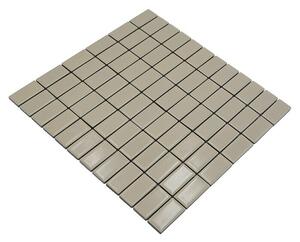 Mozaik pločica Stäbchen Uni ST 400 (29,8 x 29,8 cm, Bež boje, Sjaj)