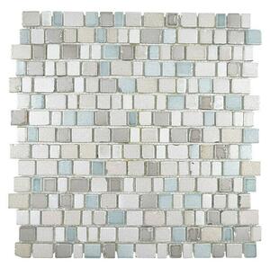 Mozaik pločica Crystaledge XCM GME 22 (31,7 x 31,1 cm, Sivo-bež, Mat)