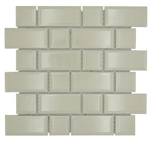 Mozaik pločica Metro Uni CG M10IM (29,4 x 29,1 cm, Boja bjelokosti, Sjaj)