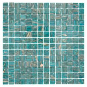 Mozaik pločica Goldstar GM GS 454749 (30,5 x 30,5 cm, Tirkizno, Sjaj)