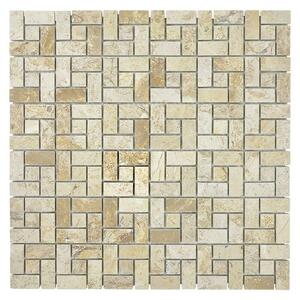 Mozaik pločica Uni XNM BS13 (30,5 x 30,5 cm, Bež-smeđe boje, Sjaj)