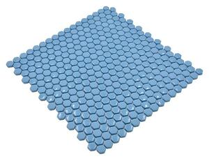 Mozaik pločica Hexagon CUBA HX2GM (29 x 29,5 cm, Plave boje, Mat)
