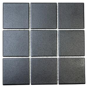Mozaik pločica Quadrat RAT 890 (29,8 x 29,8 cm, Crne boje, Mat)