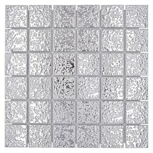 Mozaik pločica Uni SB 595 (30,6 x 30,6 cm, Srebrne boje, Sjaj)