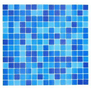 Mozaik pločica Quadrat Crystal Mix GM A 335P (32,7 x 30,5 cm, Mješovito plavo, Sjaj)