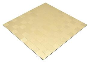Samoljepljiva mozaik pločica SAM 4GO87 (30,5 x 30,5 cm, Zlatne boje, Sjaj)