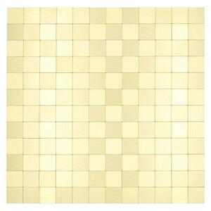 Samoljepljiva mozaik pločica SAM 4GO25 (30,5 x 30,5 cm, Zlatne boje, Sjaj)
