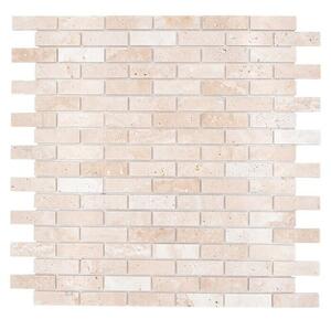 Samoljepljiva mozaik pločica SAM 4NM92 (30 x 30,5 cm, Mješavina bež, Sjaj)