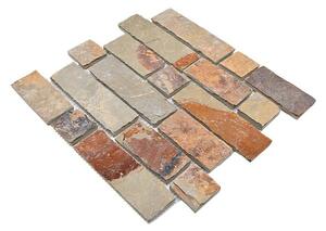 Mozaik pločica Brick Splitface XMS 546N (30,5 x 30,5 cm, Raznobojno, Mat)