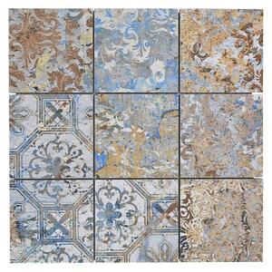 Mozaik pločica Quadrat Curtain 95 Strong Colour Mix CV 95MSC (29 x 29 cm, Mat)