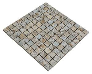 Mozaik pločica Quadrat Curtain Mixlight Colour CS 25MLC (29,5 x 29,5 cm, Bež/Smeđe/Plave boje, Mat)