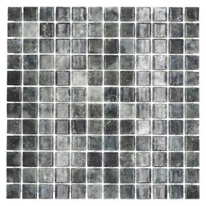 Mozaik pločica Quadrat Eco Jungle VP56253PUR (31,6 x 31,6 cm, Antracit, Sjaj)